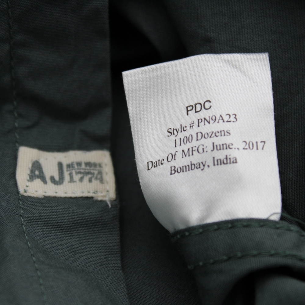 Alexander Julian Men’s XL Utility Button-Up Shirt Olive/grey - Picture 7 of 8